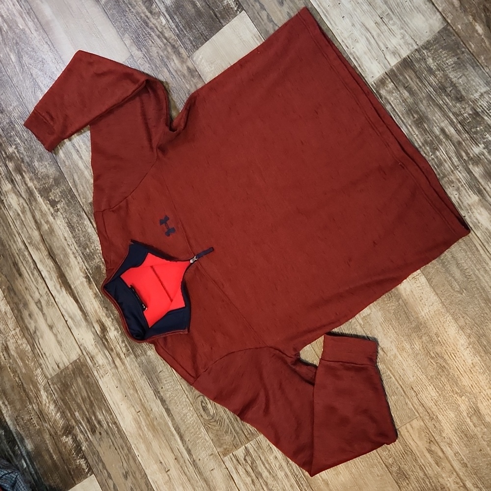 Under Armour Cold Gear Loose 1/4 Zip Pullover Mens 2XL - Picture 5 of 16